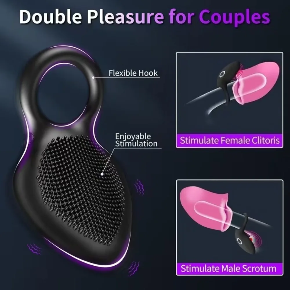 Vibrating Cockring USA – Remote Control Penis Ring for Clitoris Stimulation, Delay Ejaculation & Couples Pleasure - Image 3