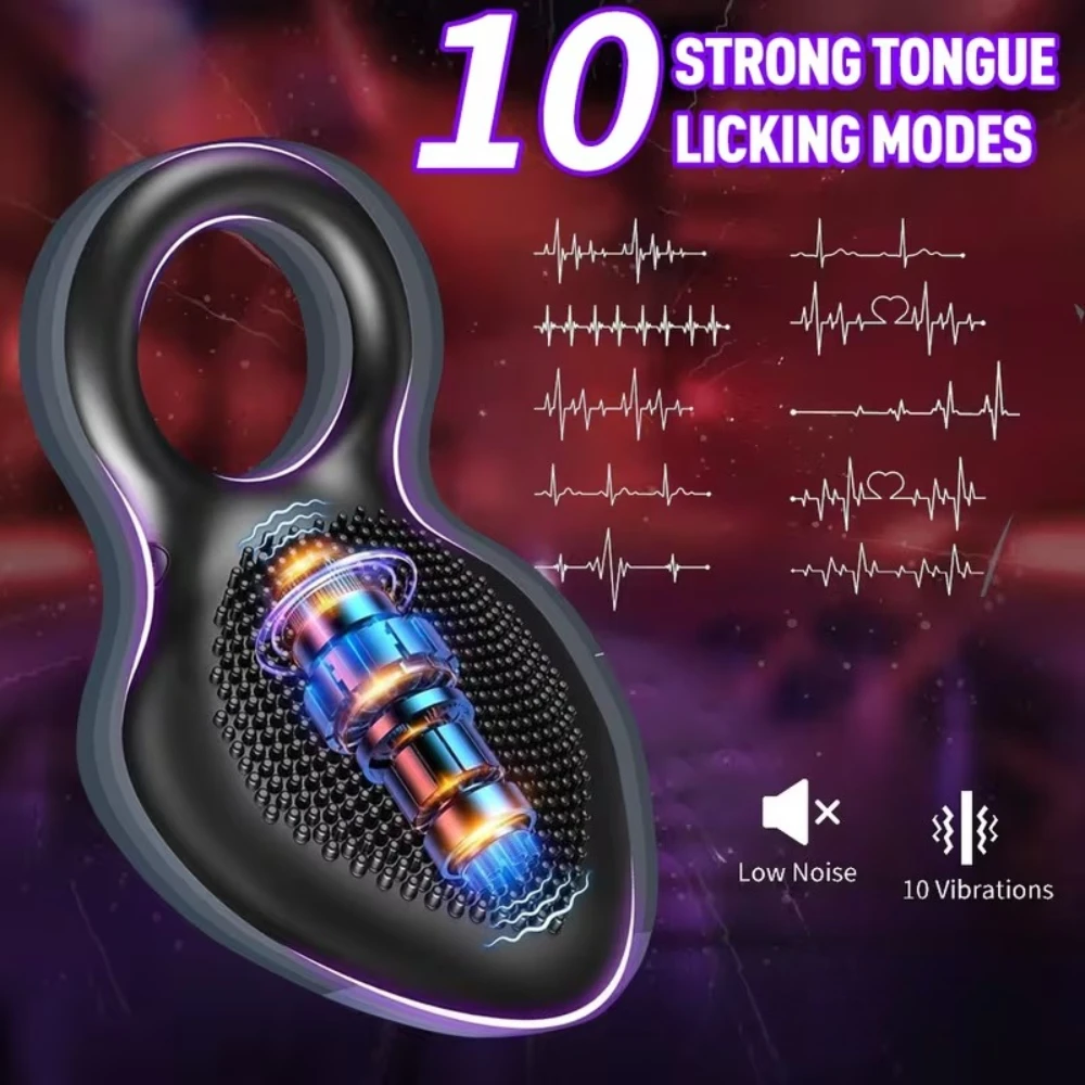Vibrating Cockring USA – Remote Control Penis Ring for Clitoris Stimulation, Delay Ejaculation & Couples Pleasure - Image 2