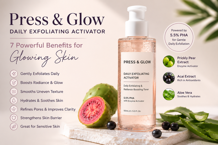 Press & Glow Activator: 7 Powerful Toner Benefits